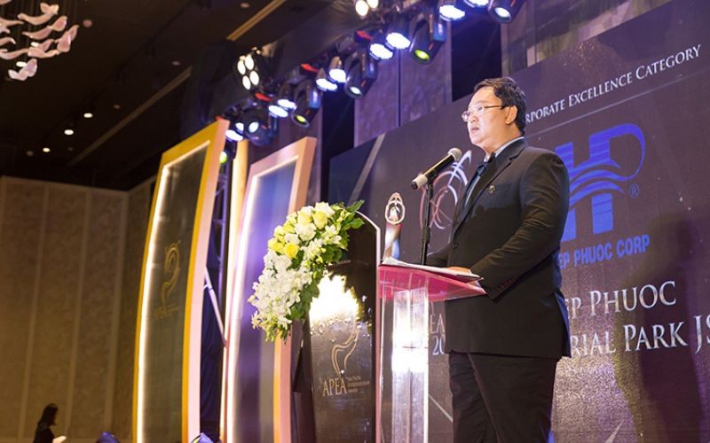 Công Ty Cổ Phần Khu Công Nghiệp Hiệp Phước Được Vinh Danh Doanh Nghiệp Xuất Sắc Châu Á 2018 | Hiep Phuoc 산업단지 주식회사