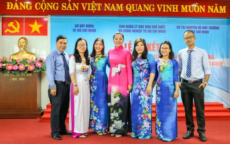 Hình Ảnh Lễ Ký Kết Quy Chế Phối Hợp Hepza - Sở Xây Dựng - Sở Tài Nguyên - Môi Trường | Hiep Phuoc 산업단지 주식회사
