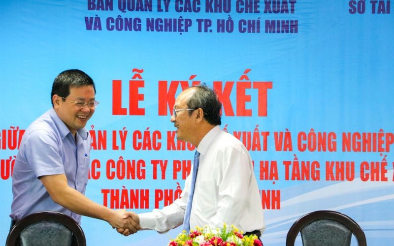 Hình Ảnh Lễ Ký Kết Quy Chế Phối Hợp Hepza - Sở Xây Dựng - Sở Tài Nguyên - Môi Trường | Hiep Phuoc 산업단지 주식회사