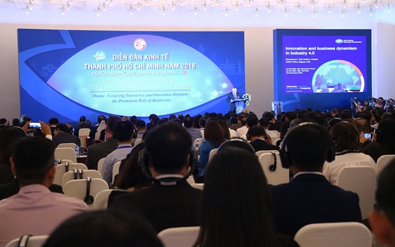 Khu Công Nghiệp Hiệp Phước Tham Dự Triển Lãm Diễn Đàn Kinh Tế Tp. Hcm 2018 | Hiep Phuoc 산업단지 주식회사