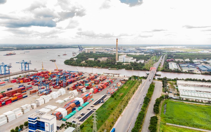 Pictures of Tan Cang Hiep Phuoc Port in Hiep Phuoc Industrial Park